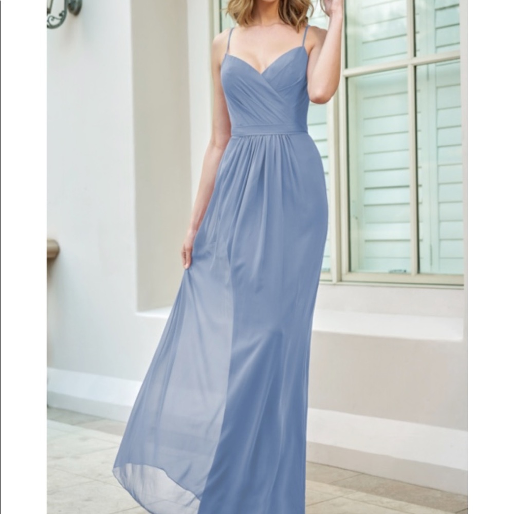 Jasmine b2 bridesmaid dress in bluestone